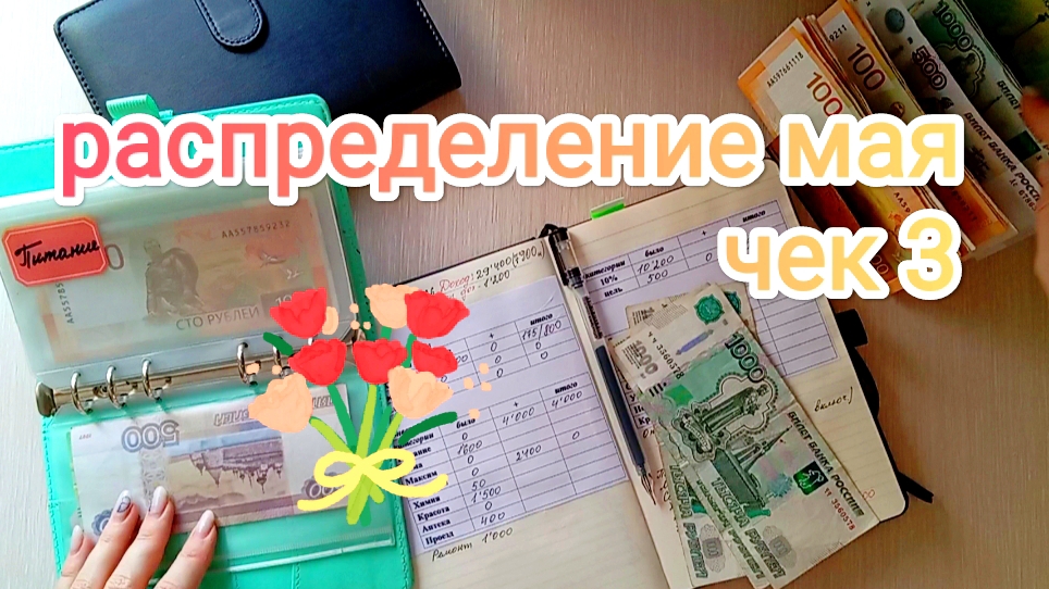 РАСПРЕДЕЛЕНИЕ МАЯ💌 ЧЕК 3🧾 ДОСРОЧНОЕ ПОГАШЕНИЕ КРЕДИТА 🤩