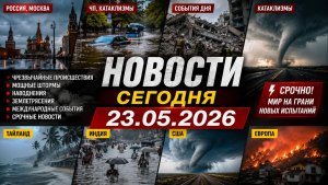 Сегодня Новости 23.05.2026 - Россия, Москва, ЧП, Катаклизмы, События Дня, Таиланд Индия США Европа