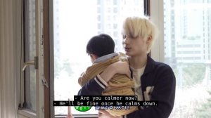 The Baby Refused to Let BEOMGYU Go _ TXT’s Parenting Diary _ KOCOWA+_1080p