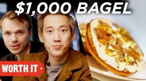 $1 Бейгл vs. $1,000 Бейгл | Worth It