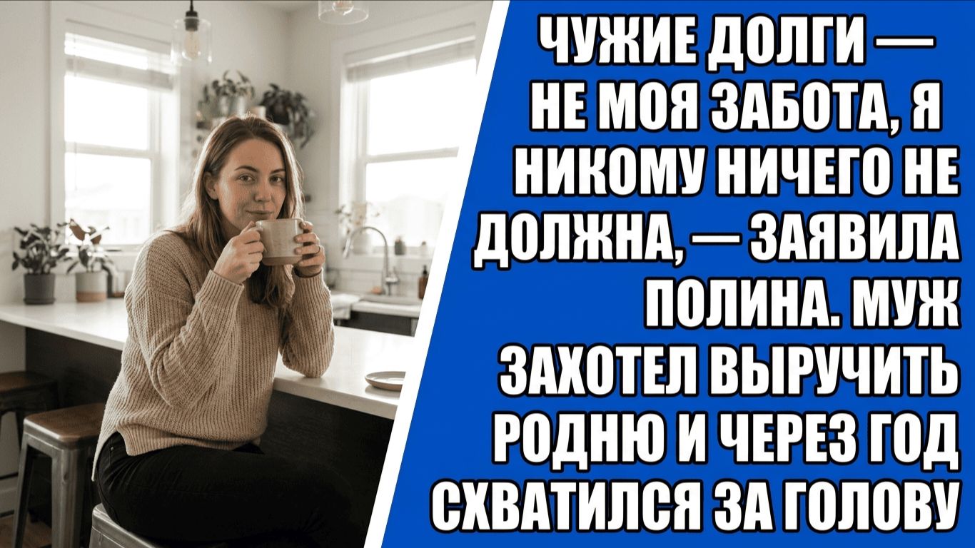 Чужие долги — не моя забота, я никому ничего не должна, — заявила Полина. Муж захотел выручить родню
