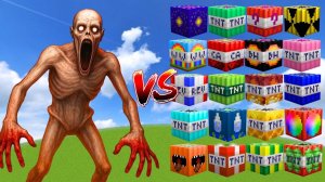 SCP-096 Застенчивый парень против ВСЕХ TNT в Майнкрафте!!!