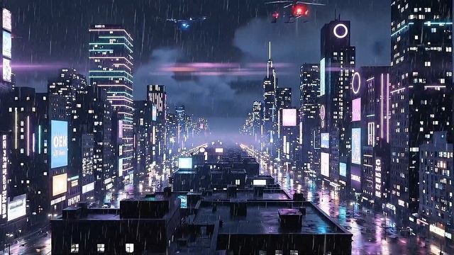 Dark Synthwave Mix Vol.3 🌑 1 Hour Neon Noir Cyberpunk BGM ｜ Neon Horizon
