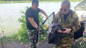 улов карпа на 4.6 кг в большом водоёме
