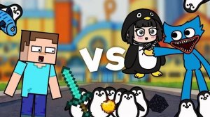 НОВЫЕ АНИМАЦИОННЫЕ БИТВЫ Poppy Playtime 5: ПЕРСОНАЖ ПИНГВИНЕНОК ГУГУ ГАГА