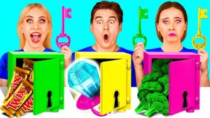 Выбери Правильный Ключ Челлендж # Эпичная Битва с Едой от BooBoom Challenge