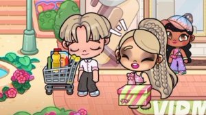 Зря Майкл согласился идти со мной на шоппинг🛒История в аватар ворлд)