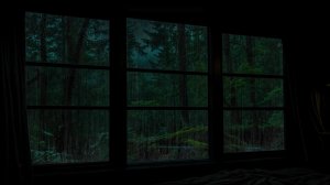 УСПОКАИВАЮЩИЙ ЛЕТНИЙ ДОЖДЬ 🌧️ ШУМ ДОЖДЯ ЗА ОКНОМ ДЛЯ СНА И РАССЛАБЛЕНИЯ