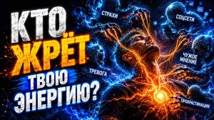 КТО ЖРЁТ ТВОЮ ЭНЕРГИЮ 5 главных пробоин, через которые уходит твоя сила.