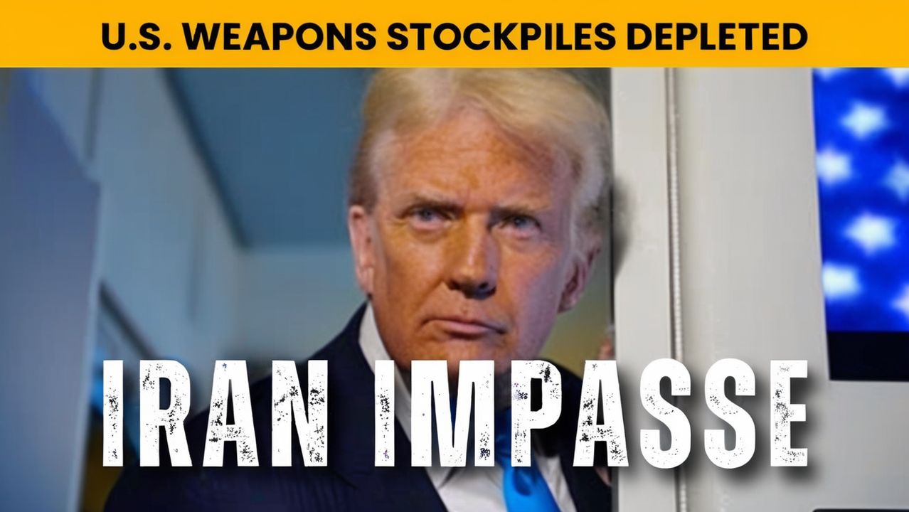 Iran Impasse Trump Wants Airstrikes as Stockpiles Depleted