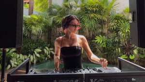 Diana Jo - MELODIC TECH HOUSE   Bali Poolside DJ Set   Tropical Sunset Vibes