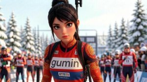 NGL Biathlon 2026. Карьера за биатлонистку. #15 уровень сложности Insane.