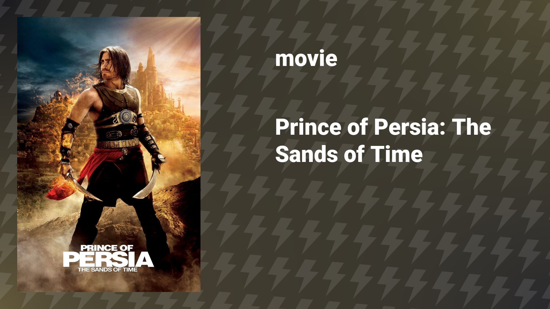 Prince of Persia: The Sands of Time (film, 2010) смотреть онлайн