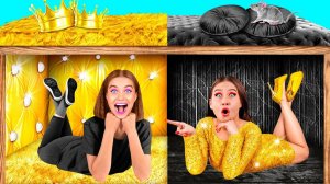 Секретный Домик Под Кроватью # Богатая vs Бедная Война Пранков от 4Teen Challenge