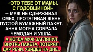 «ЭТО ТЕБЕ ОТ МАМЫ!» — МУЖ СМЕЯЛСЯ… НО ЗАГЛЯНУВ В ПАКЕТ, ПОТЕРЯЛ ДАР РЕЧИ…