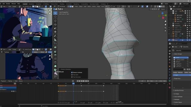 Coloso - A to Z of NPR Animation in Blender 20-2. Modeling & Rigging Practice - Body 8 смотреть онлайн