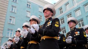Последний звонок прозвенел для выпускников-нахимовцев.