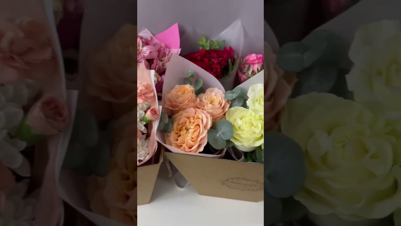 Подарочные букеты из цветов для учителей на выпускной. #flowers Box