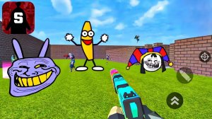 Играем против игроков | Играем за сторону мемов | Meme Shooter in Sandbox Mods