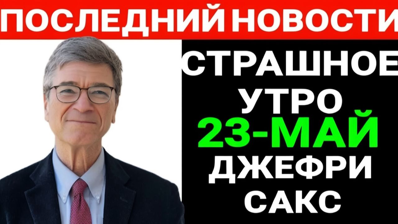 Джеффри Сакс l 8-минут назад срочно! Только что началось