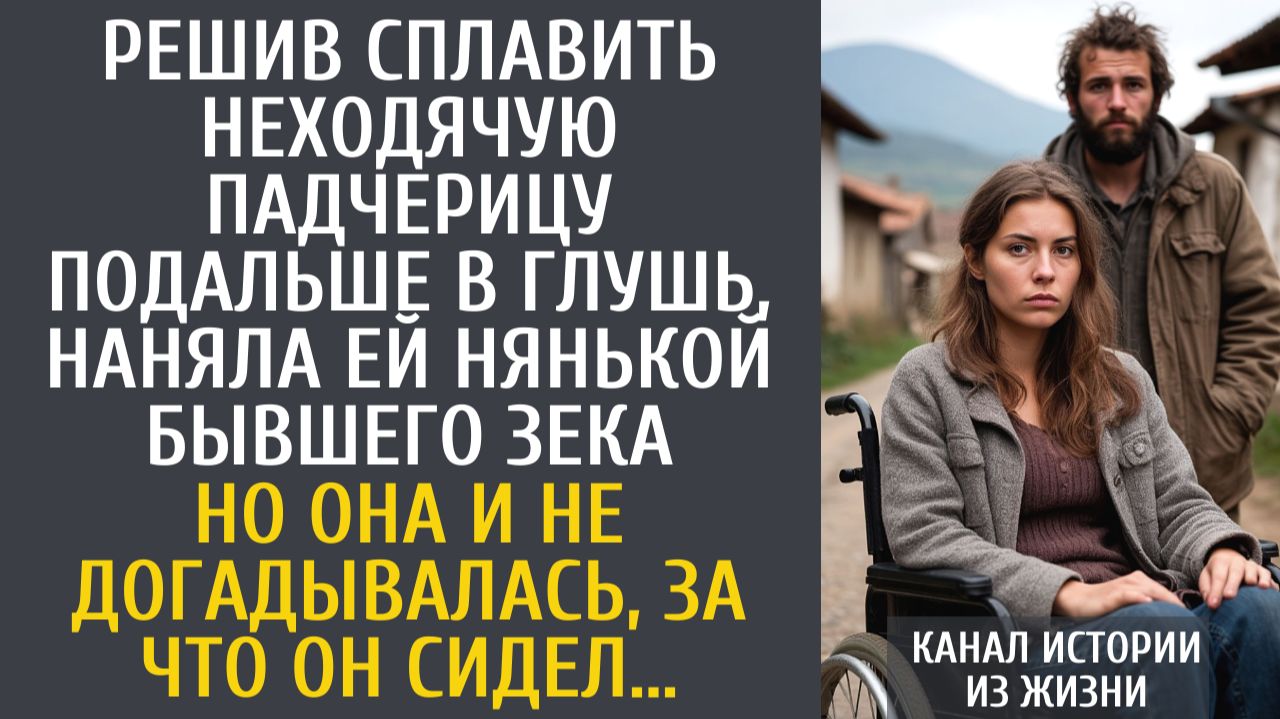 истории из жизни Решив сплавить неходячую падчерицу в глушь, наняла ей нянькой зека, не догадываясь…