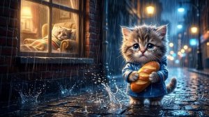 Вы не поверите, что этот крошечный котёнок приносит домой
