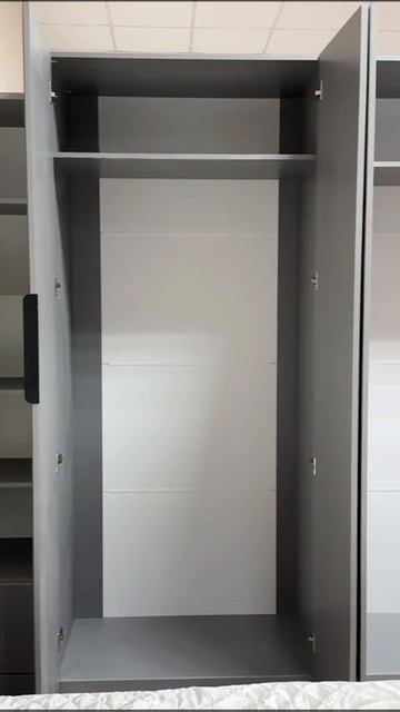 Гарнитур спальни Тея в сером цвете