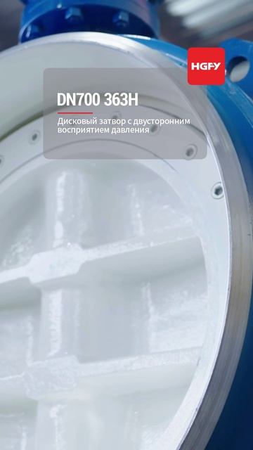 DN700 363H Дисковый затвор с двусторонним восприятием давления-HGFY