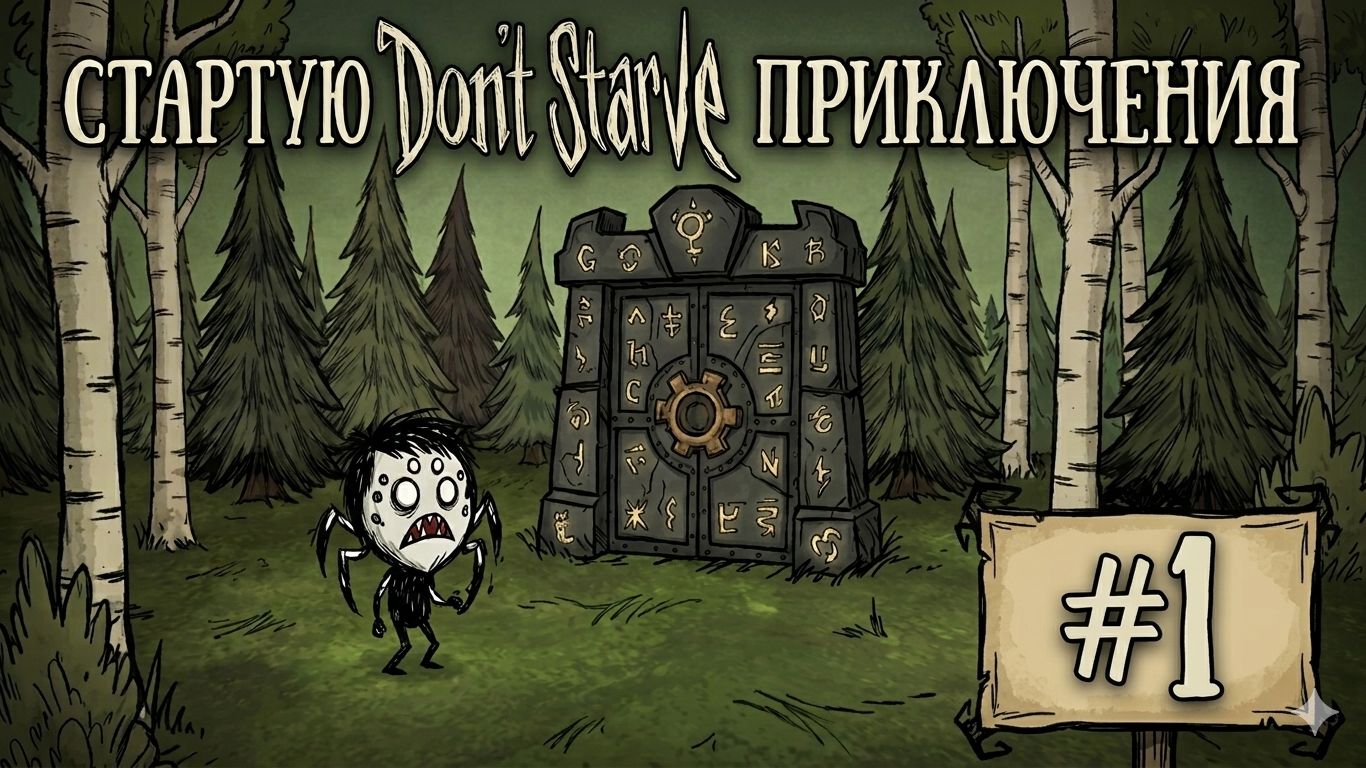 Режим приключения. Прохождение за Webber. Don't Starve