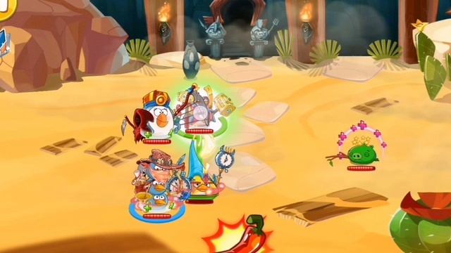 Играю в angry berds epic! 🐦 смотреть онлайн