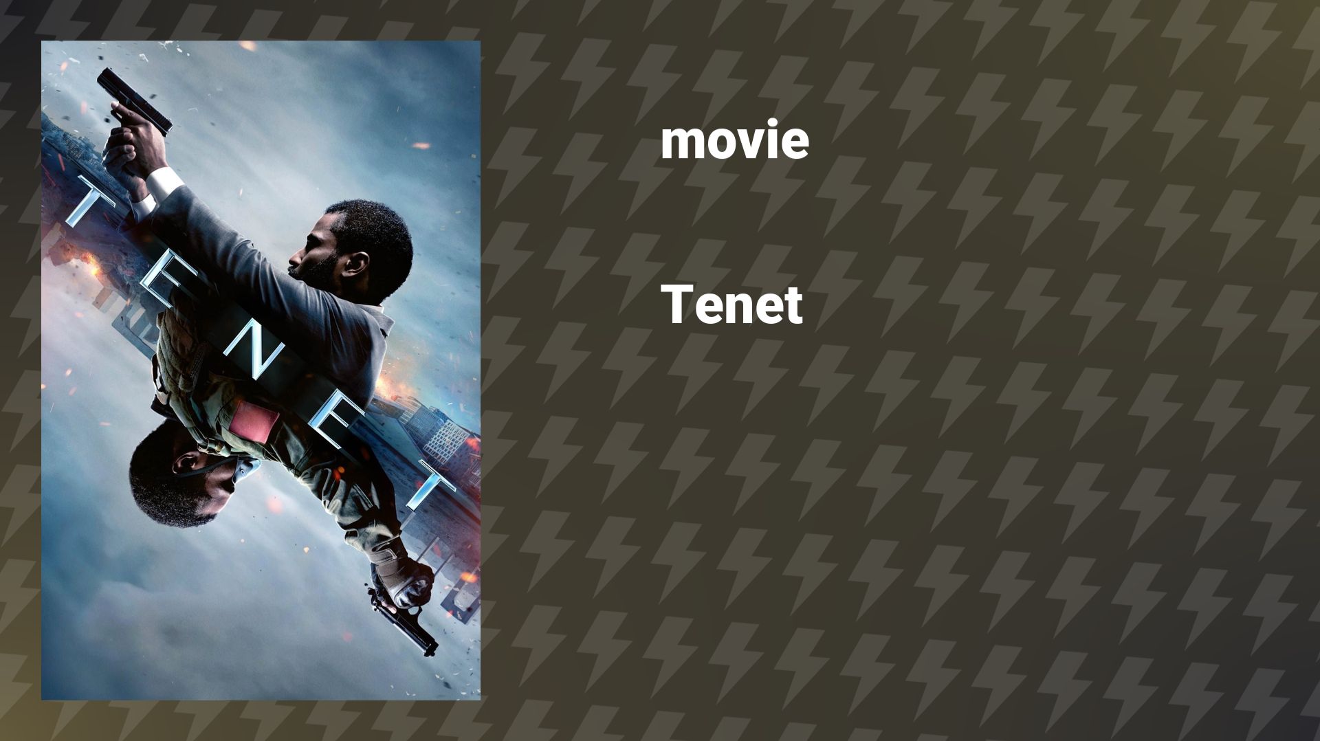 Tenet (film, 2020) смотреть онлайн