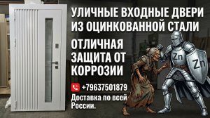 Лучшие уличные входные стальные двери для коттеджа можно заказать у нас. Установка Москва и мос обл.