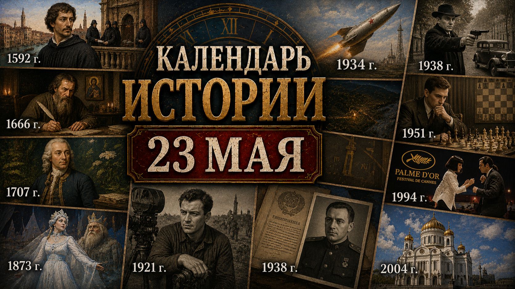 КАЛЕНДАРЬ ИСТОРИИ 23 МАЯ