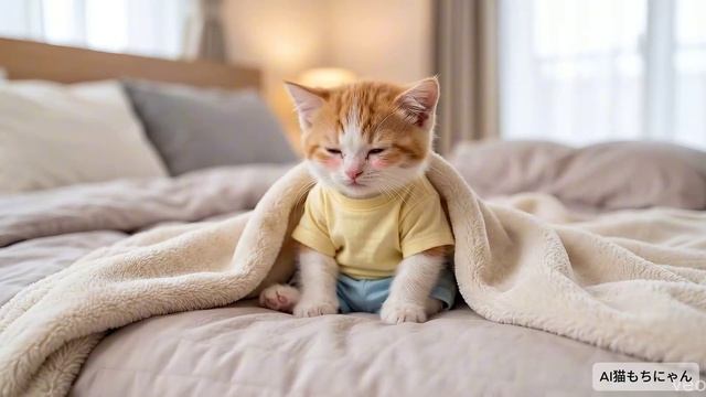 Как котик простудился