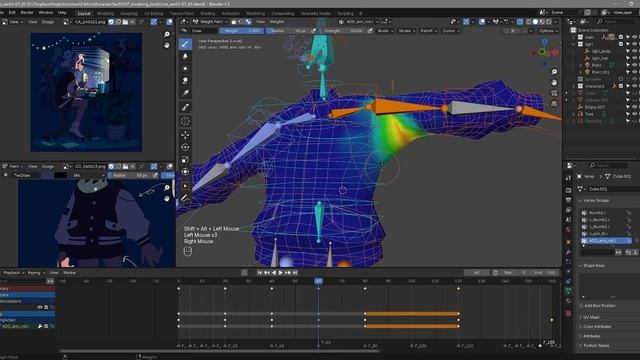 Coloso - A to Z of NPR Animation in Blender 20-3. Modeling & Rigging Practice - Body 8 смотреть онлайн