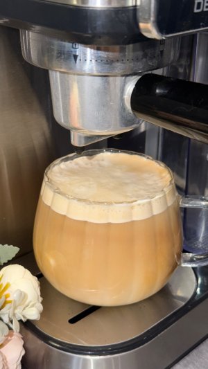 Ванильный айс-латте☕️🍦