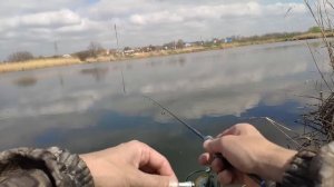 Мормышинг.Карась на спиннинг весной.
