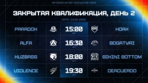 BetBoom Битва Чемпионов: Сплит #3 | Закрытые квалификации | День 2