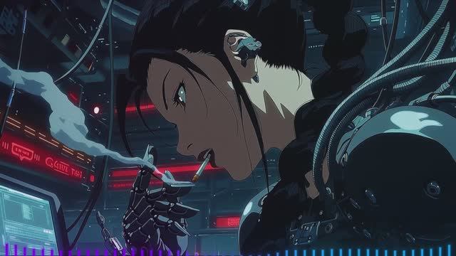 𝟷𝟿𝟾𝟸 𝙳𝙰𝚃𝙰 𝚂𝚃𝚁𝙴𝙰𝙼 𝚂𝙼𝙾𝙺𝙴𝚁 ｜ Cyberpunk Synthwave & Retrowave Playlist for Study, Fo