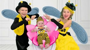 Bees Song with Four Kids # Songs for  Children