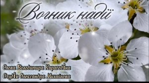 Огонëк Надежды - слова Владимира Карагодина, Студия Александра Михайлова.