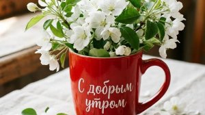 Доброе субботнее утро! Красивая музыкальная открытка.