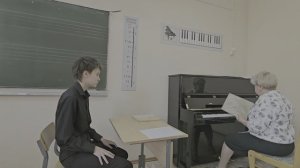 Экзамен по сольфеджио. Ульяна Вишнякова