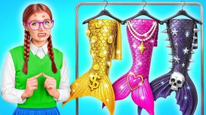 Домики Одного Цвета Челлендж # Барби vs Братц Русалки от Multi DO Girls