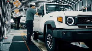 Экскурсия на производство Land Cruiser 250 Prado и 70-й серии на заводе Toyota в Йошиваре