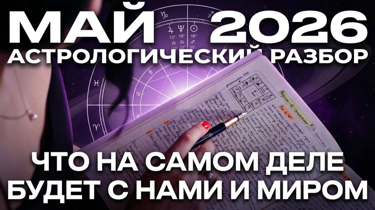 Май 2026 — астрологический разбор: что на самом деле будет с нами и миром