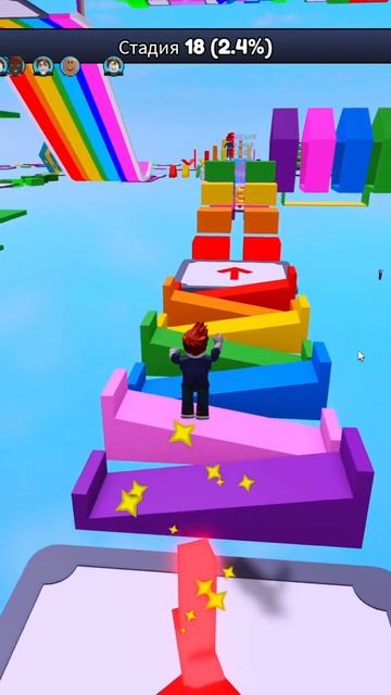 Прохождение Паркура в ROBLOX