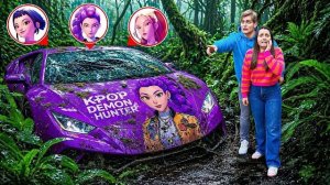 ДЭН И РОБИ Нашли Настоящую Машину K-POP Охотниц🏎️Нашли Секретные Улики в Лесу Челлендж🌲СБОРНИК💥🎯