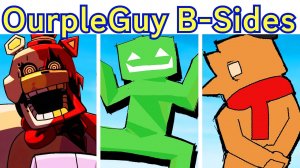 FNF: Ourple Guy B-Sides — Секретная катсцена и экран Game Over! Битва против Bourple Guy (FNAF)
