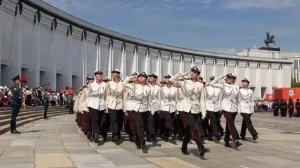 На Поклонной горе прошёл традиционный парад кадетского движения «Не прервётся связь поколений!»
